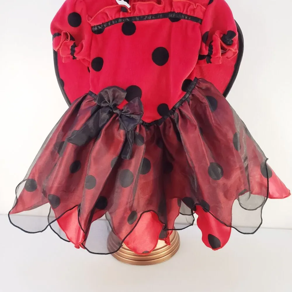 Koala Kids Lady Bug Infant Baby Halloween Costume Dress Headband 18-24 Months
